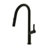 Single-handle kitchen faucet Lotus with pull-down & 2-Function hand shower matte black