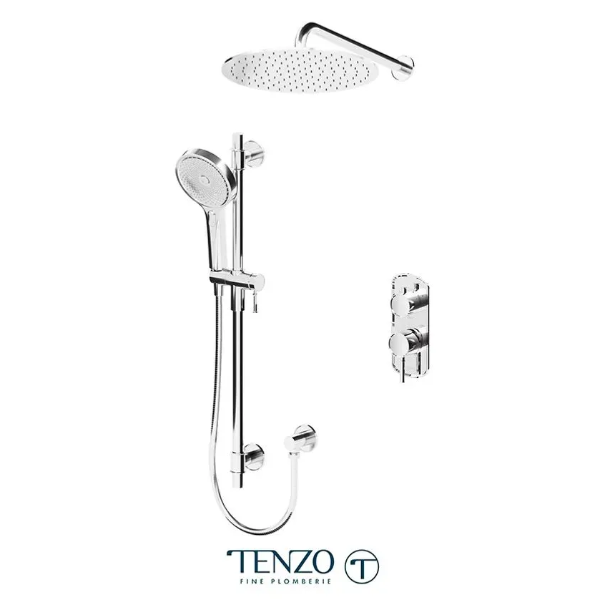2 function thermostatic shower kit