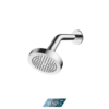 Kit of Shower Head 10cm [4''] and Shower arm 45° chrome