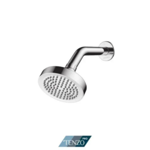 Kit of Shower Head 10cm [4''] and Shower arm 45° chrome