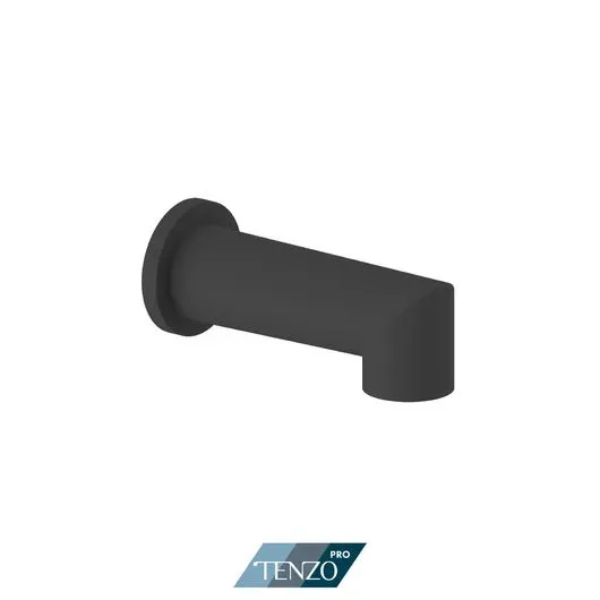 Wall mount spout 15cm [6in] brass matte black