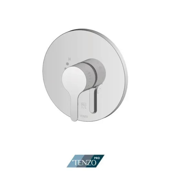 Trim for Mylo SMART-TRIM valve pressure balance 2 rotary functions chrome