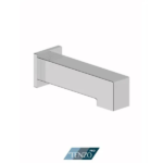 Wall mount squared spout 15cm [6"] brass chrome
