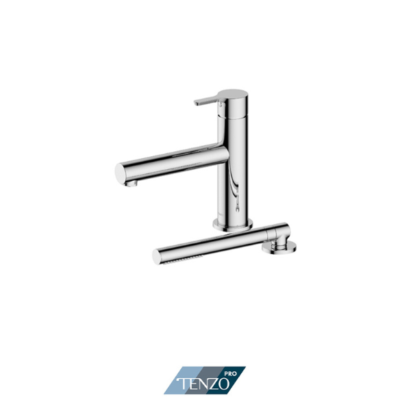 Deck mount 2 pcs tub filler Mylo chrome