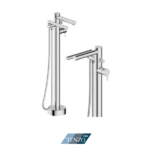 Mylo floor mount 3 pcs tub filler chrome