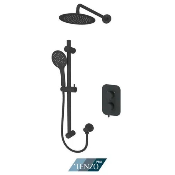 Mylo Tenzo Pro Kit 2 functions pres bal matte black finish