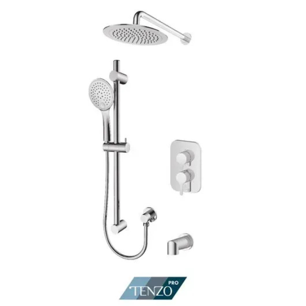 Mylo Tenzo Pro Kit 2 & 3 functions pres bal chrome finish