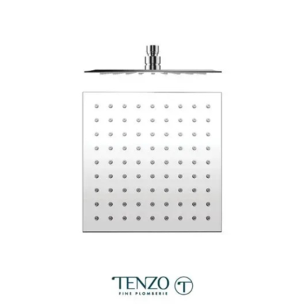 TENZO PRO SSTS-08-S-CR Shwr head square 20x20cm [8"] sta"less steel 2mm chrome