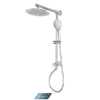 Exposed shower system 2 func. w/o temperature control chrome