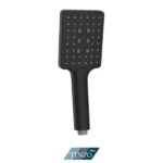 Hand shwr 3 function PVC matte black