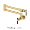 Pot filler faucet Bellacio brushed gold / matte black