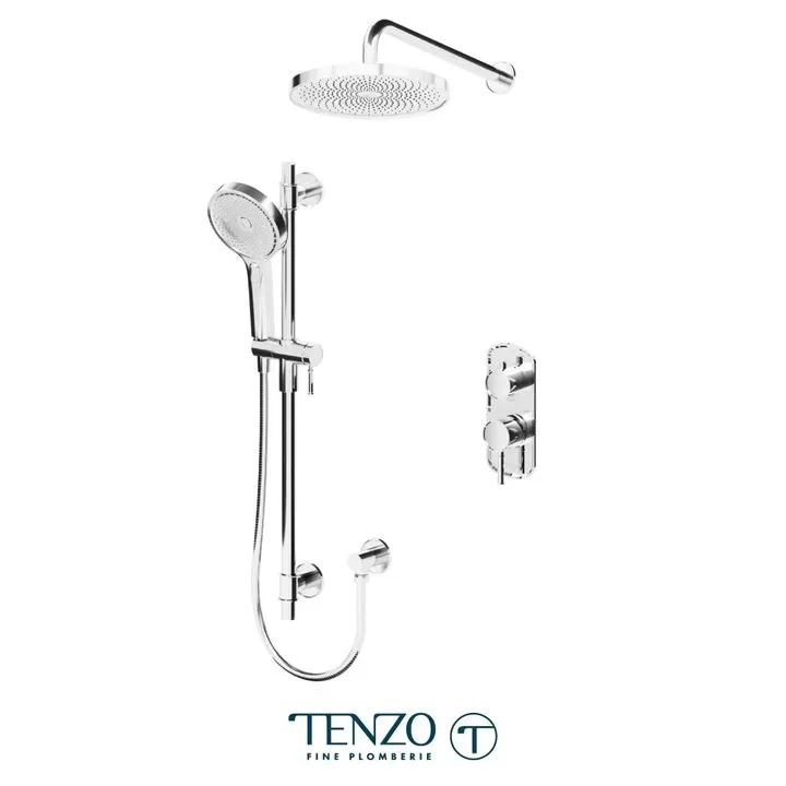 Alyss T-Box kit 2 functions pres bal chrome finish