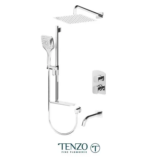 Delano T-Box kit 3 functions pres bal chrome finish