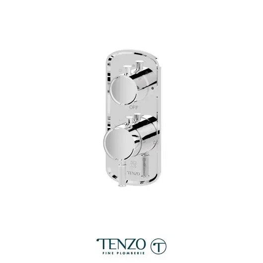 Alyss T-Box valve 3 functions thermo chrome finish