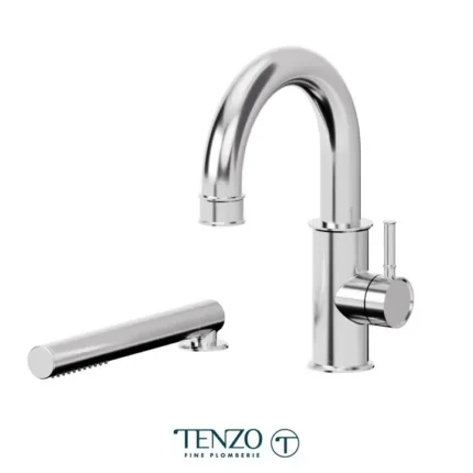Deck mount 2 pcs tub filler Alyss chrome