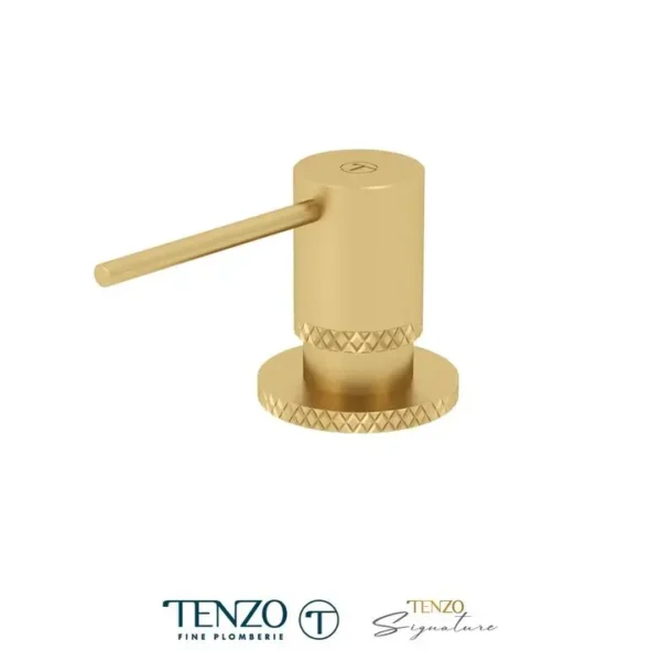 Soap dispenser Bellacio brushed gold / matte black