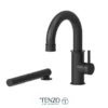 Deck mount 2 pcs tub filler Alyss matte black