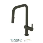 Single-handle kitchen faucet Calozy with pull-down & 2-Function hand shower matte black