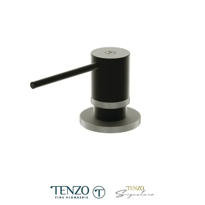 Soap dispenser Bellacio matte black / stainless steel