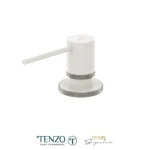 Soap dispenser Bellacio matte white / stainless steel