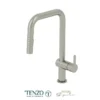Single-handle kitchen faucet Calozy with pull-down & 2-Function hand shower stainless steel