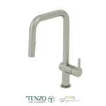 Single-handle kitchen faucet Calozy with pull-down & 2-Function hand shower stainless steel