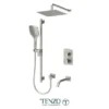 Delano T-Box kit 3 functions pres bal brushed nickel finish