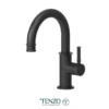 Alyss single hole lavatory faucet matte black