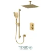 Delano T-Box kit 2 functions thermo brushed gold finish