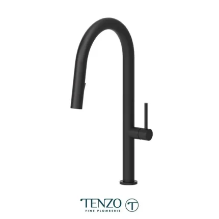 Single-handle kitchen faucet Amador with pull-down & 2-Function hand shower matte black