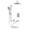Delano T-Box kit 3 functions pres bal brushed nickel finish