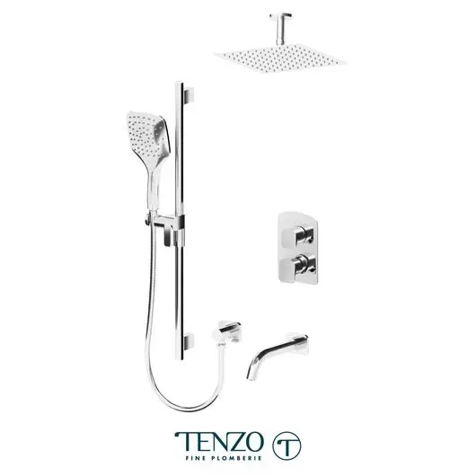 Delano T-Box kit 3 functions pres bal chrome finish