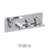 Wall mount tub faucet with swivel spout Fluvia chrome