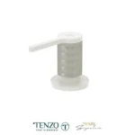 Soap dispenser Calozy matte white / stainless steel