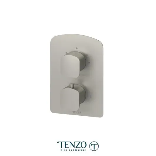 Delano T-Box valve 3 functions thermo brushed nickel finish