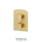 Delano T-Box valve 3 functions thermo brushed gold finish