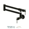 Pot filler faucet Bellacio matte black / stainless steel