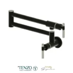 Pot filler faucet Bellacio matte black / stainless steel