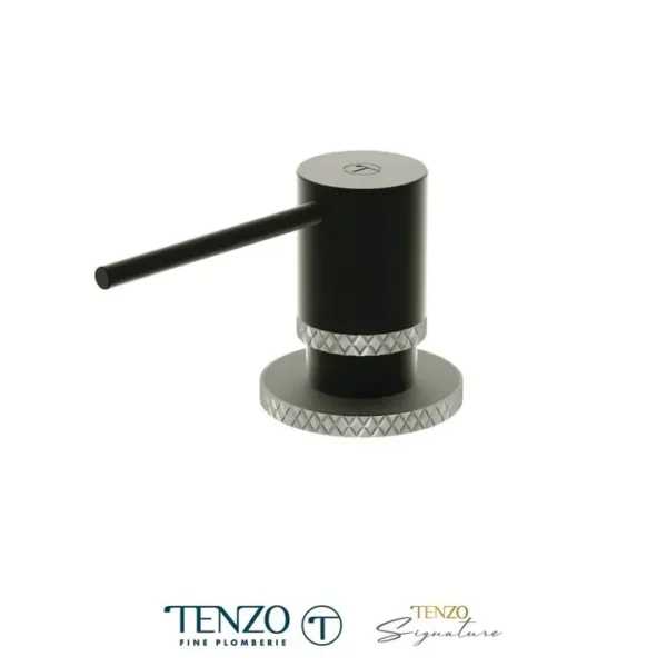Soap dispenser Bellacio matte black / stainless steel