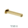 Wall mount spout 18cm [7in] brass brushed gold