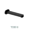 Wall mount spout 18cm [7in] brass matte black