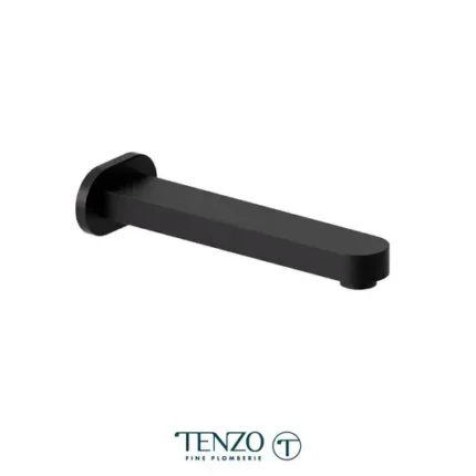Wall mount spout 18cm [7in] brass matte black