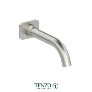 Wall mount spout 20cm [8in] brass brushed nickel