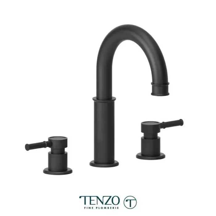 Alyss 8in lavatory faucet matte black