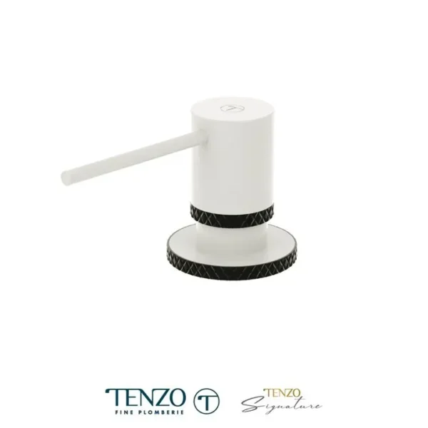 Soap dispenser Bellacio matte white / matte black