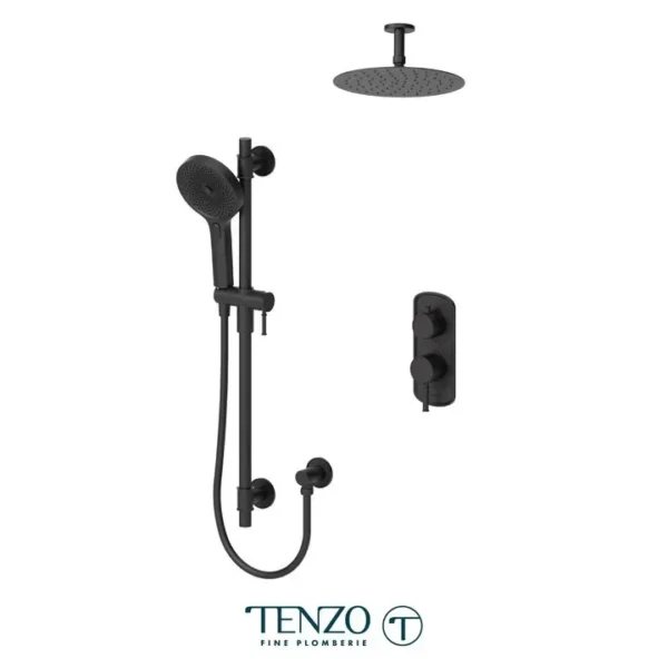 Alyss T-Box kit 2 functions pres bal matte black finish