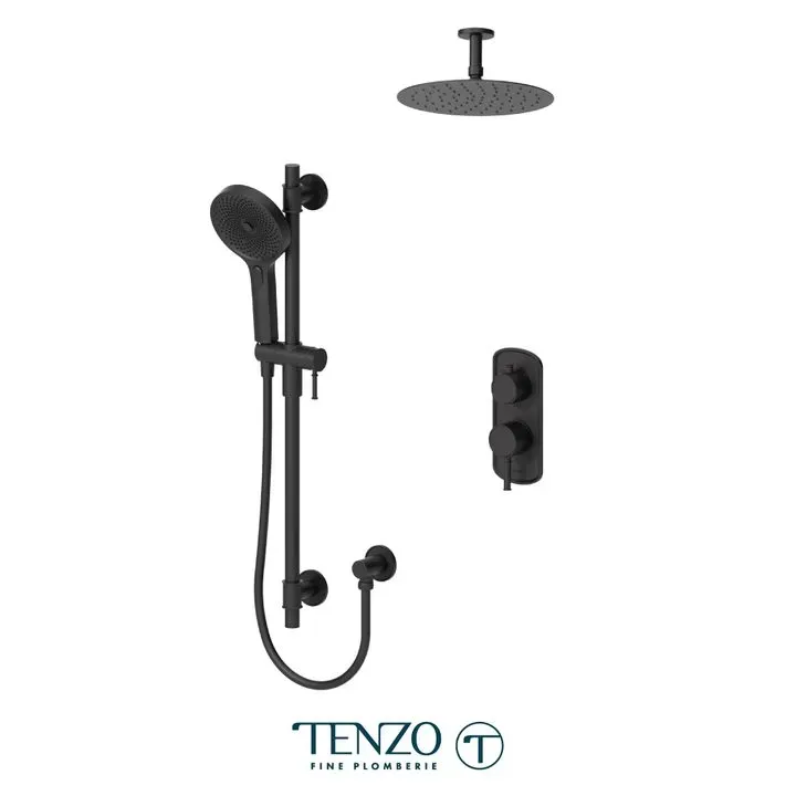 Alyss T-Box kit 2 functions pres bal matte black finish