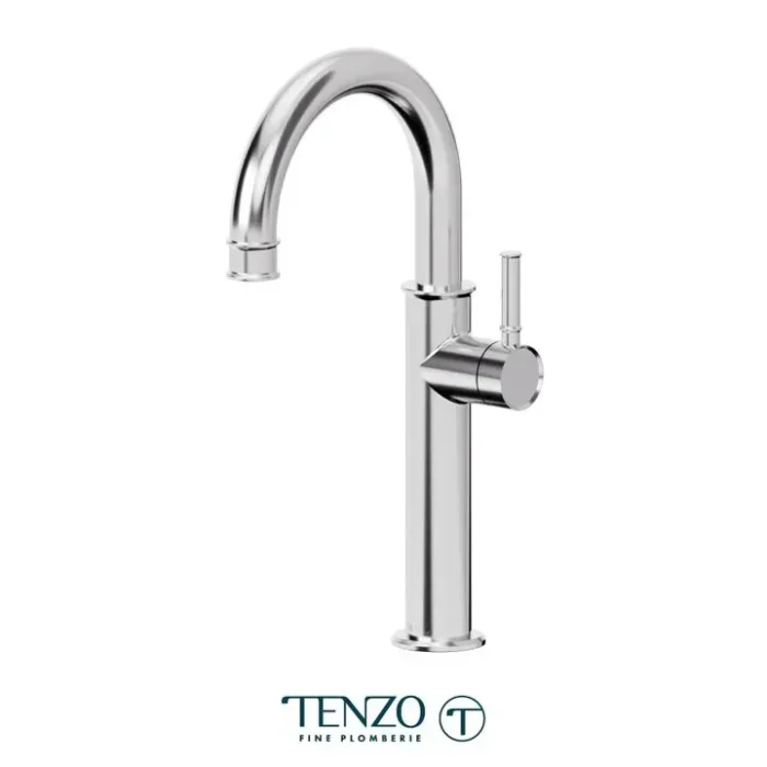 Alyss single hole tall lavatory faucet chrome