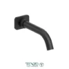 Wall mount spout 20cm [8in] brass matte black