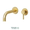 Wall mount lavatory faucet Alyss brushed gold